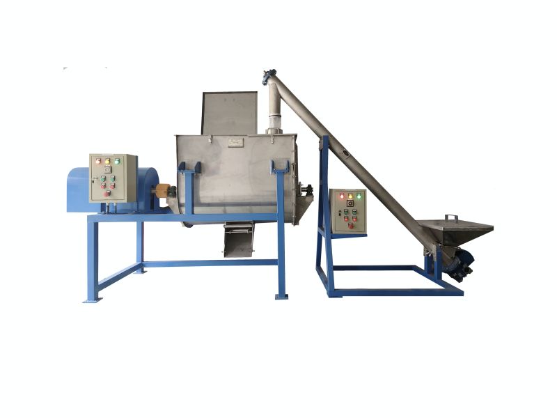 RST Set Ribbon Mixer & Screw Conveyor