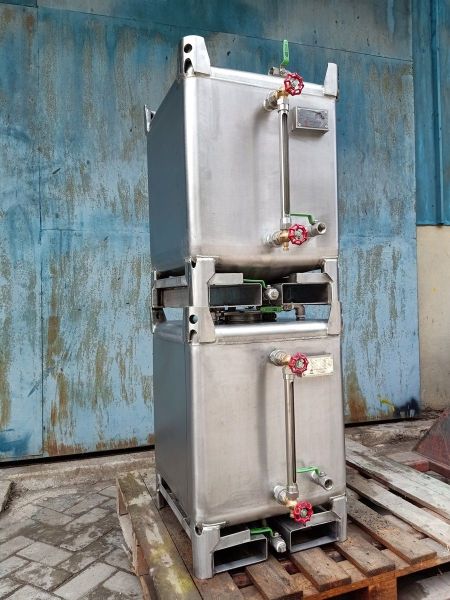 200L IBC Tote Tank Stackable SUS304